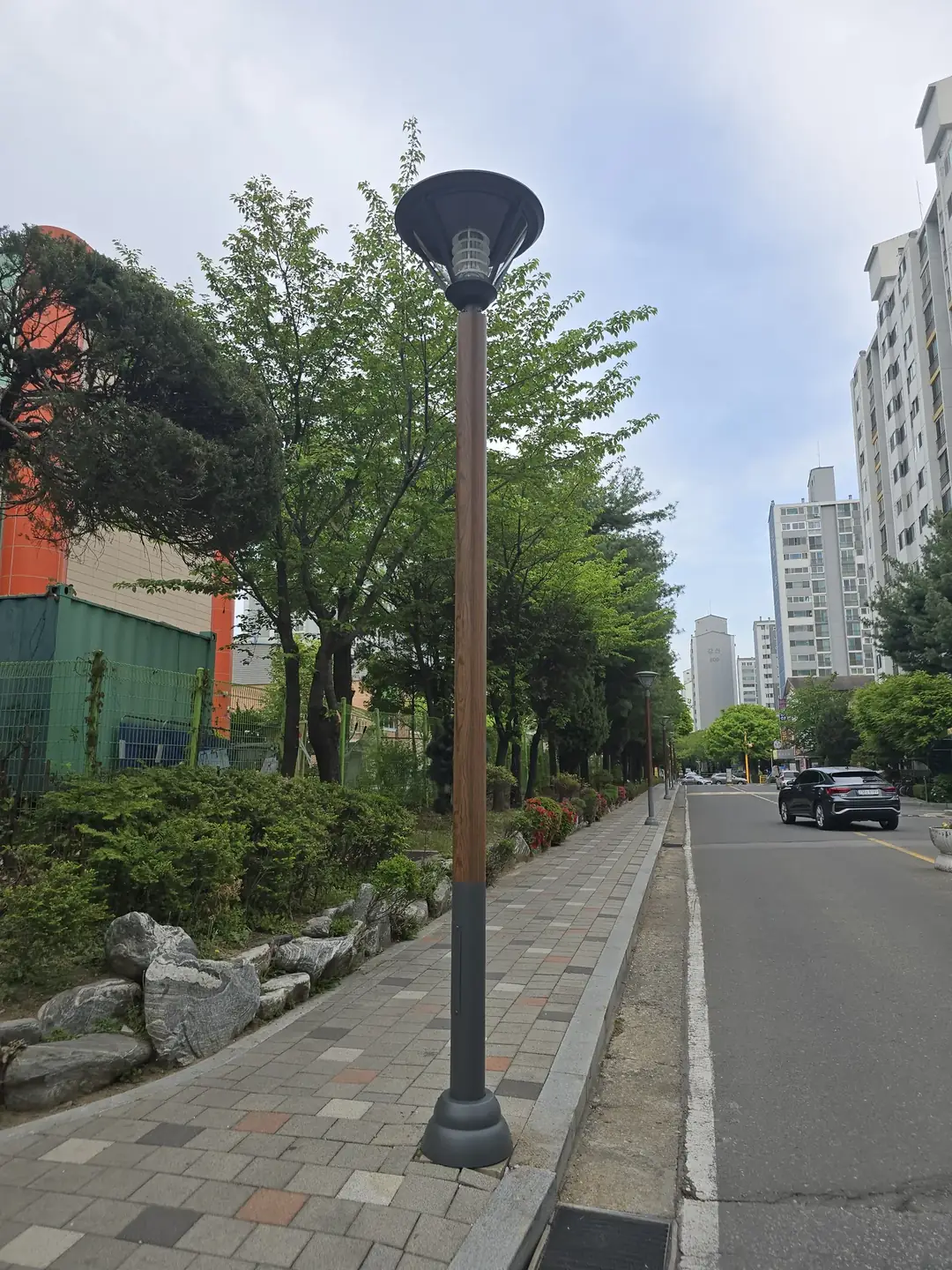 신규 기둥 교체 완료 현장