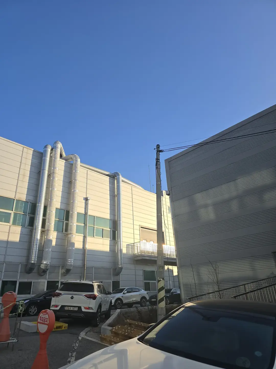 강남 상업지구 듀얼헤드 가로등